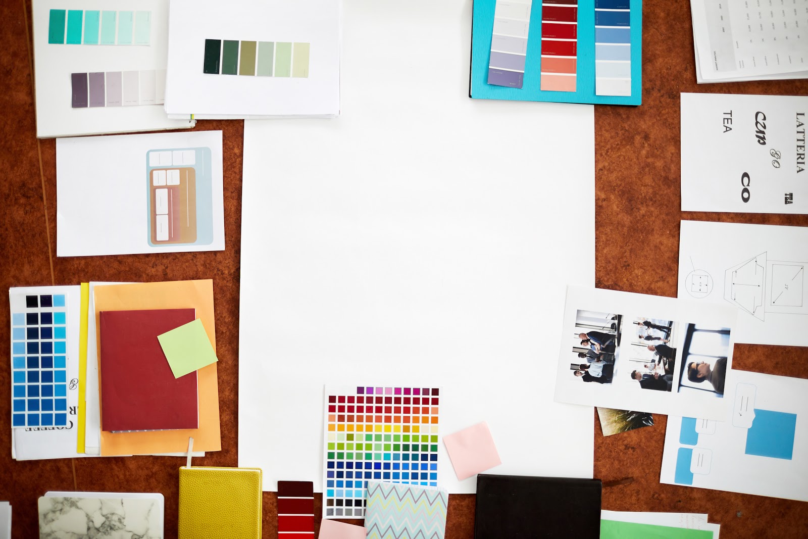 color pallet organization and planning